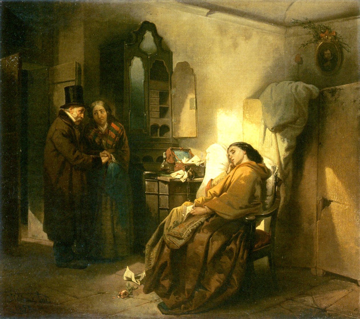 Abandonado, 1858 de Vincenzo Cabianca