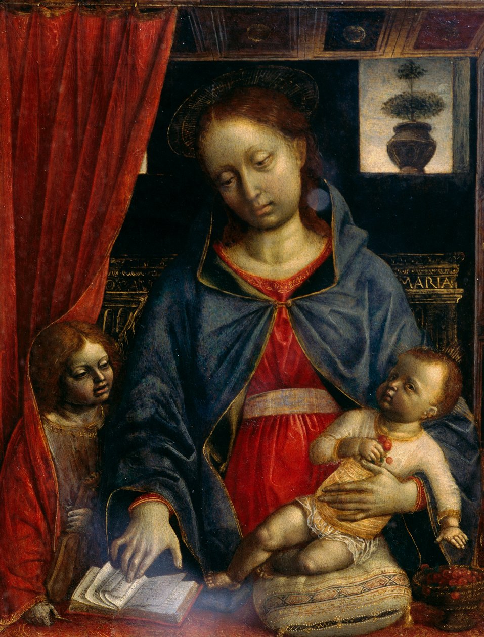 Madonna e criança com um anjo de Vincenzo Foppa