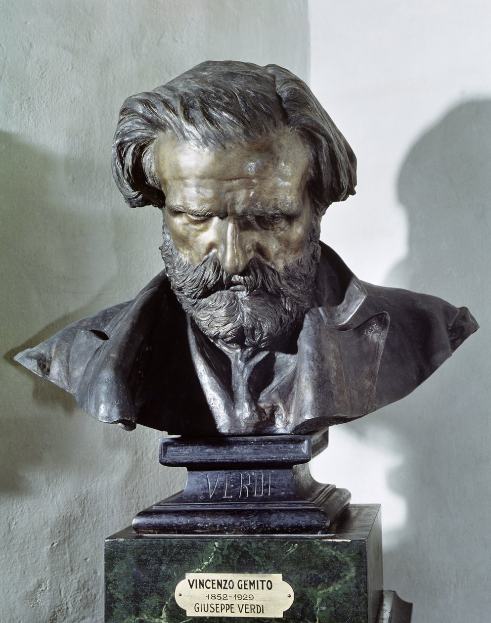 Busto de Giuseppe Verdi (1813-1901) (bronze) de Vincenzo Gemito