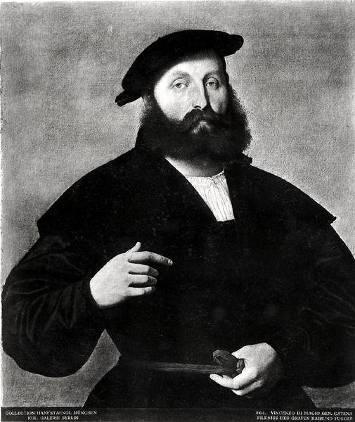 Retrato do Conde Raimund Fugger de Vincenzo di Biagio Catena