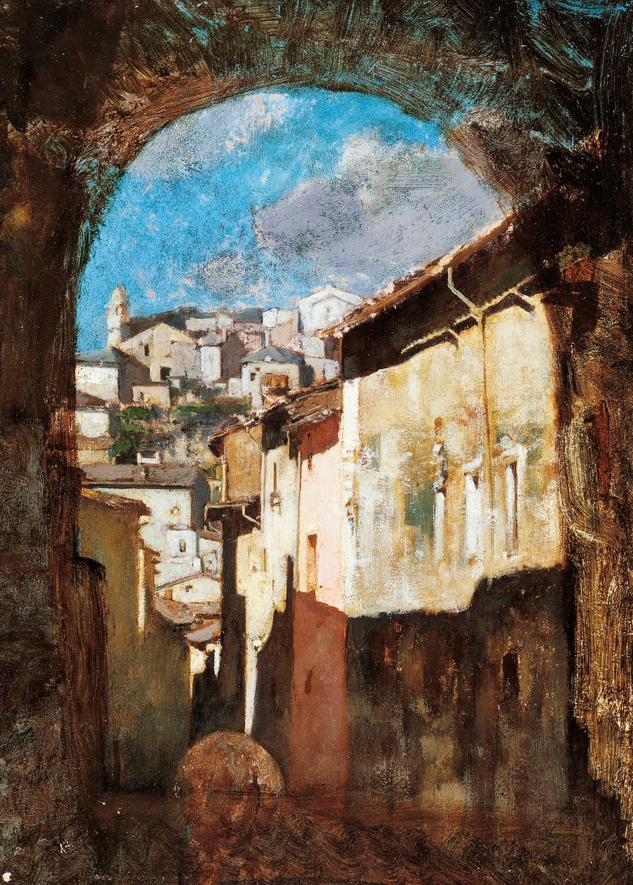 Palestrina por Vincenzo Cabianca (1827-1902) de Vincenzo Cabianca