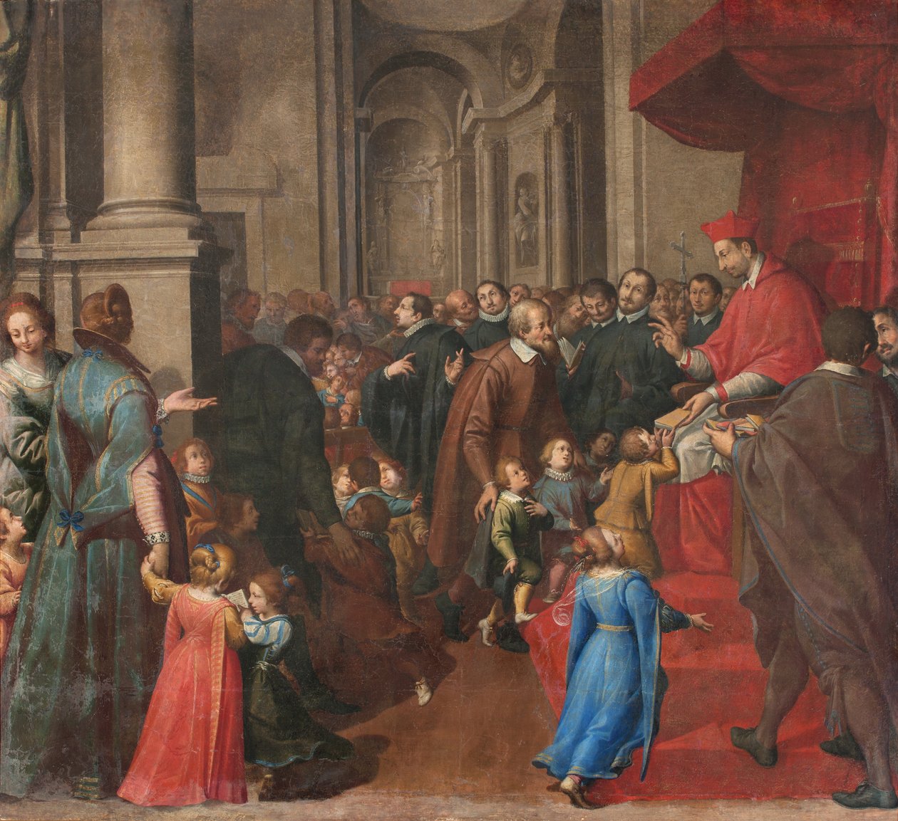 Milão, Igreja de San Francesco da Paola, Fratelli Campi, San Carlo estabelece a escola de doutrina cristã de Vincenzo and Campi Antonio Campi