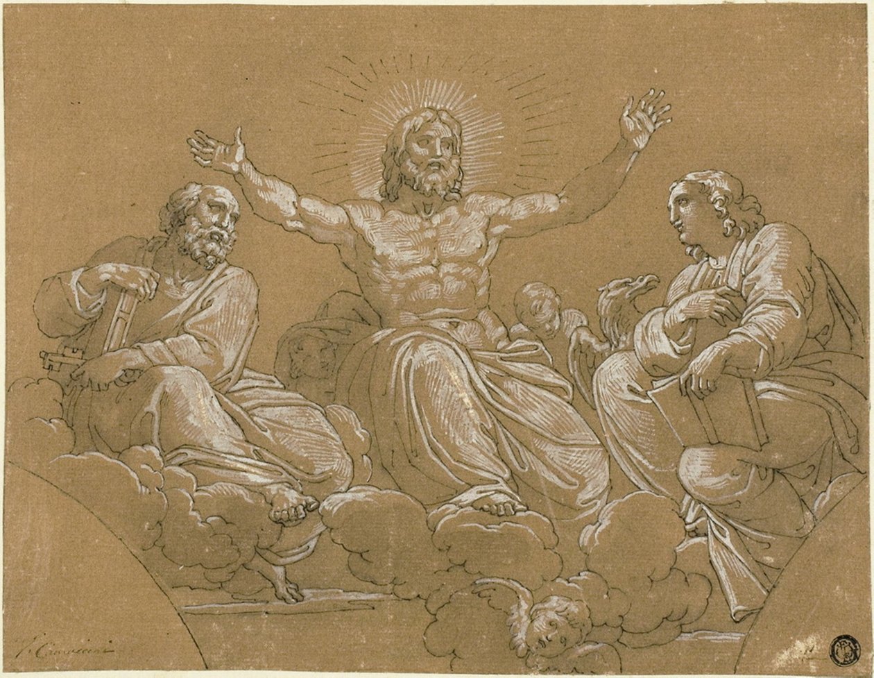 Cristo na Glória com os Santos de Vincenzo Camuccini