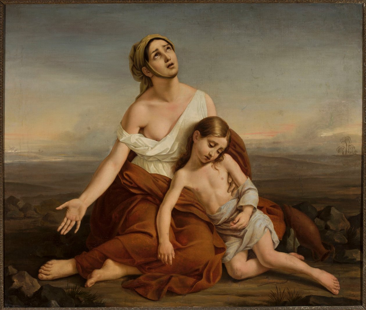 Agar no deserto de Vincenzo Camuccini