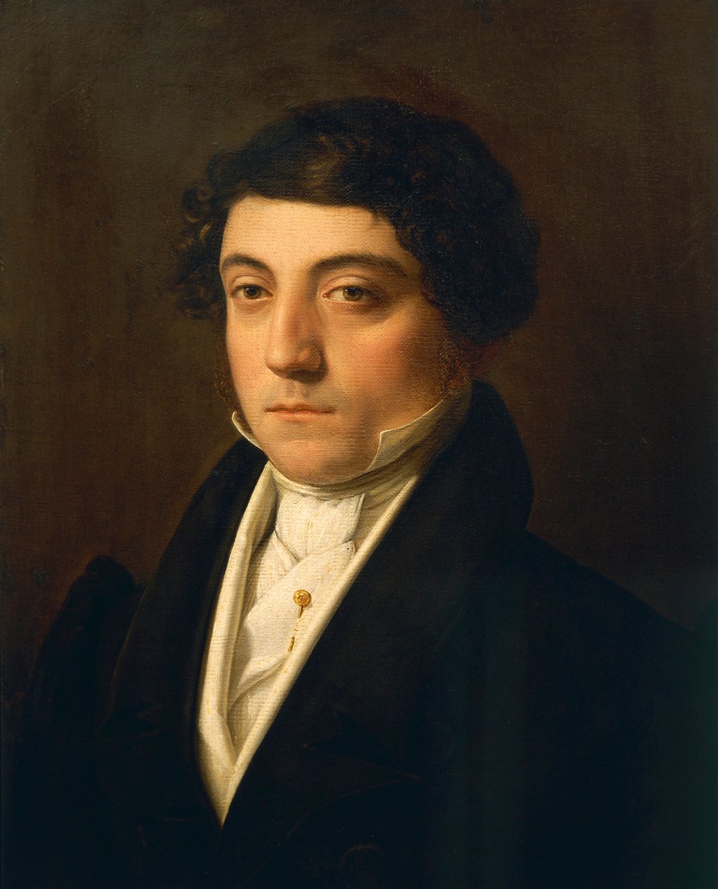 Itália, Milão, Retrato do compositor italiano Gioacchino Rossini (1792 - 1868), por volta de 1830 de Vincenzo Camuccini