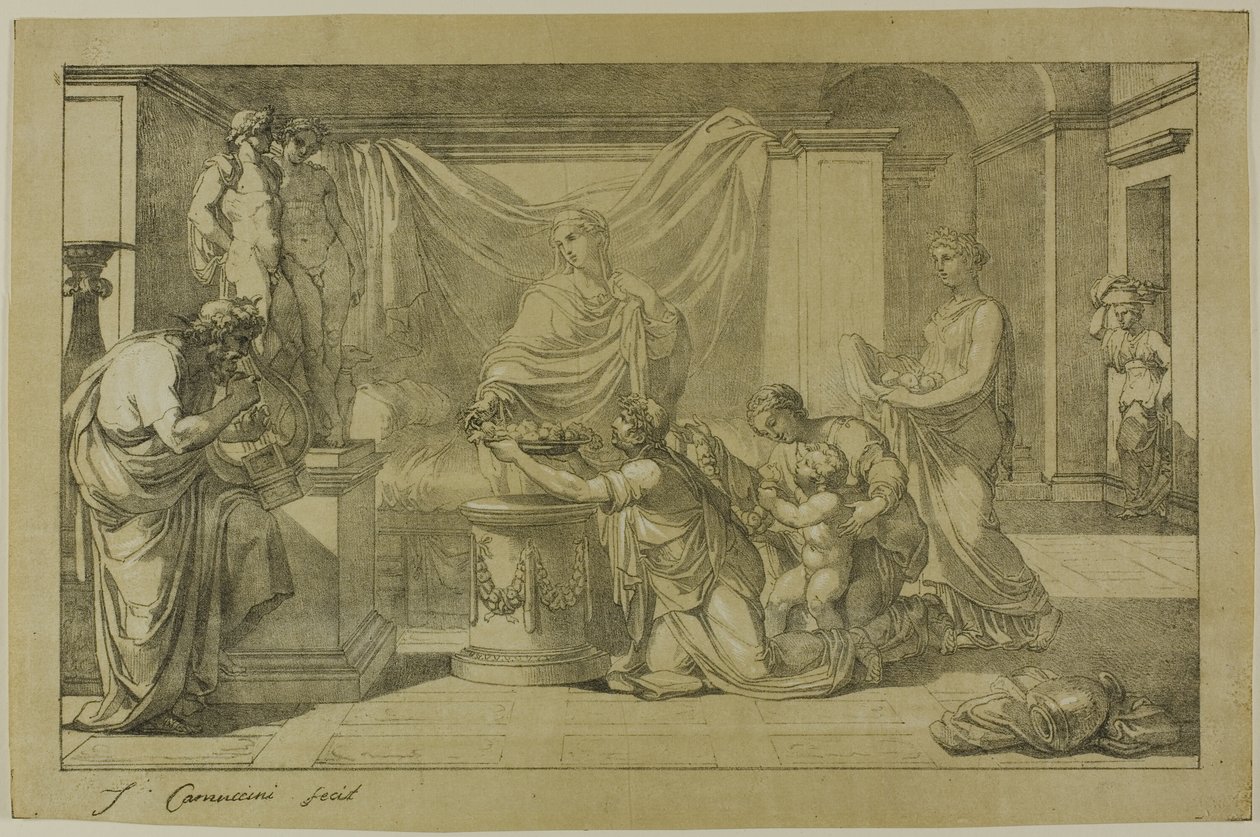 Oferenda a Lares de Vincenzo Camuccini