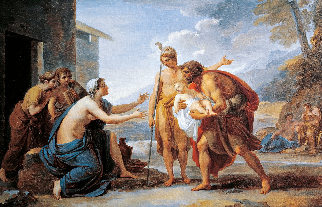 Paris e Hecuba, de Vincent Camuccini (1771-1844) de Vincenzo Camuccini
