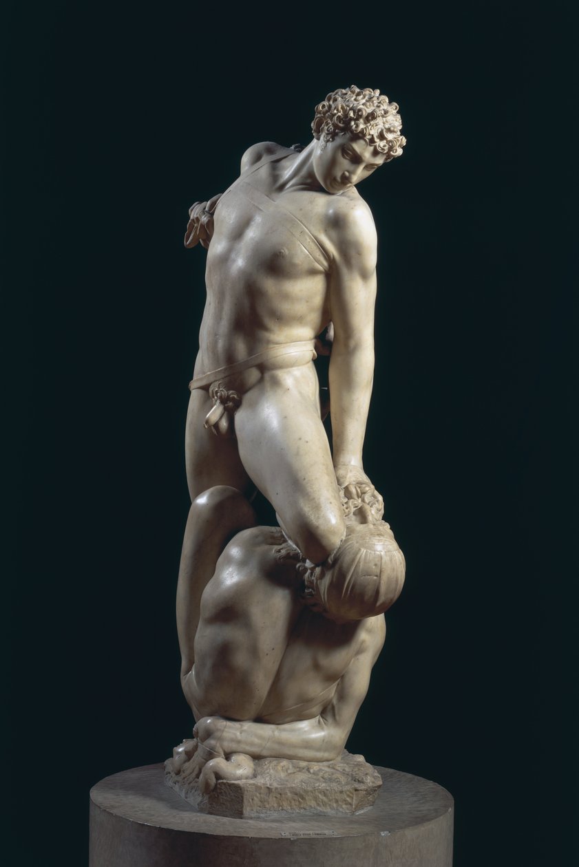 Honor Triumphing over Deceit, c.1561 (mármore) de Vincenzo Danti