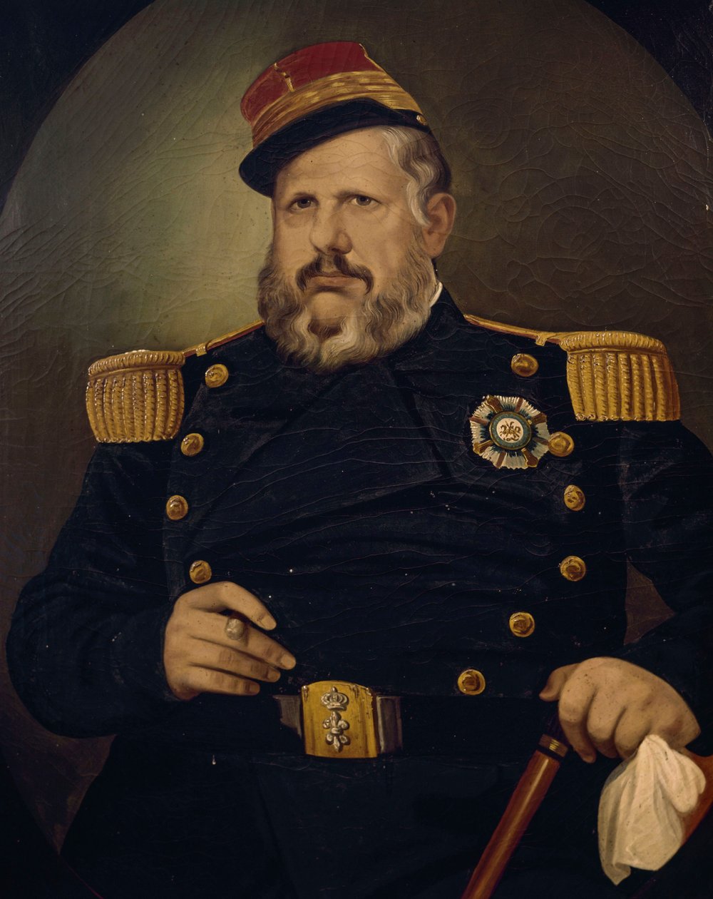 Retrato de Ferdinand II de Bourbon-Two Sicilies (óleo sobre tela) de Vincenzo De Mita