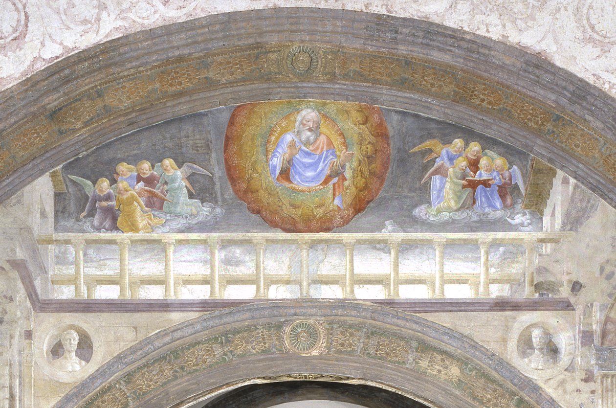 Deus e os querubins de Vincenzo Foppa