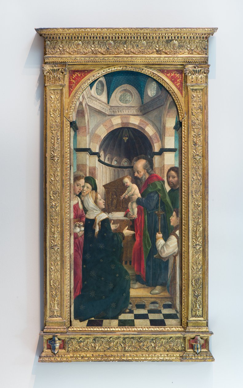 Apresentação de Jesus no templo, c.1470 (tempera no painel) de Vincenzo Foppa