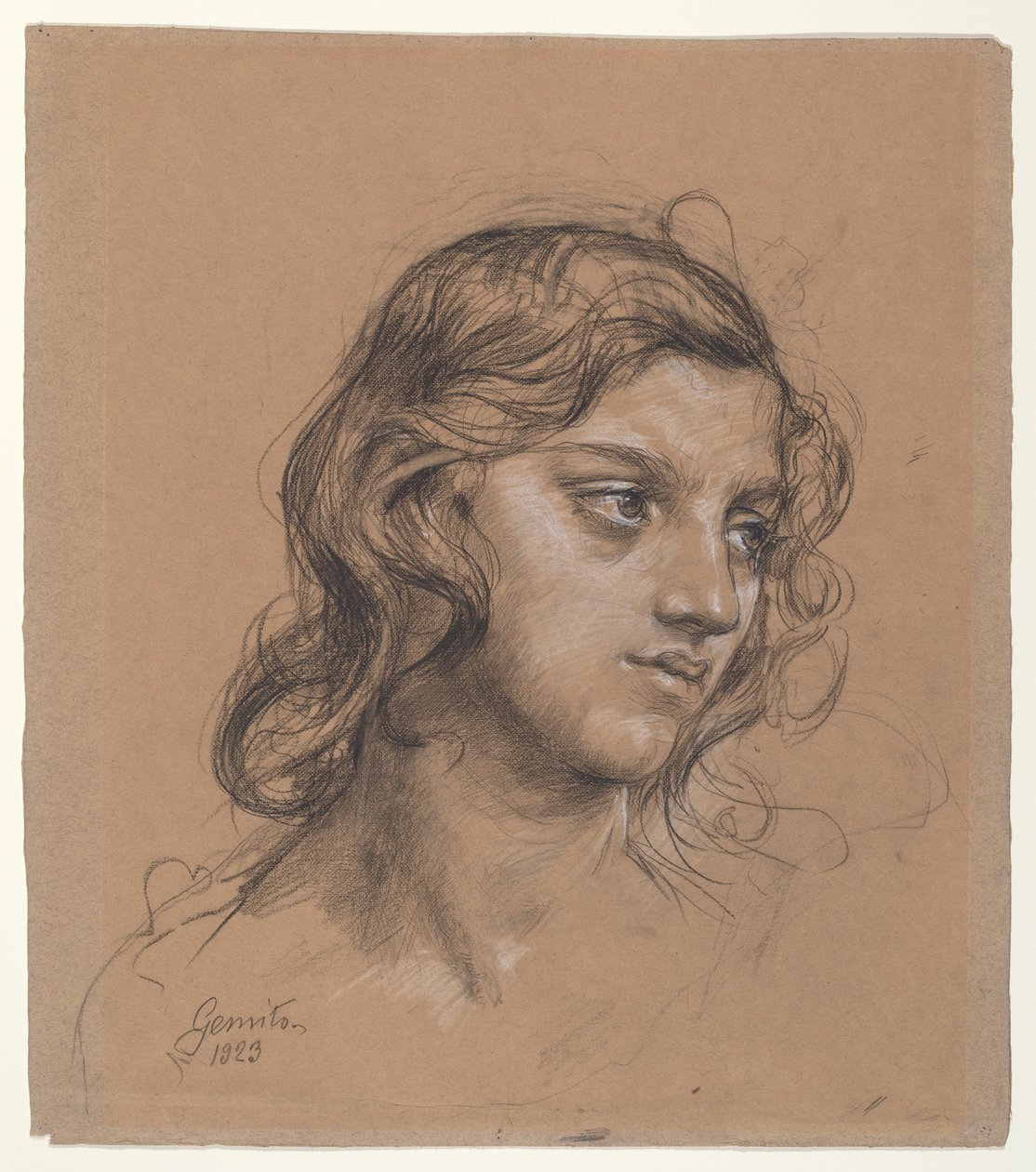Retrato de um jovem de Vincenzo Gemito