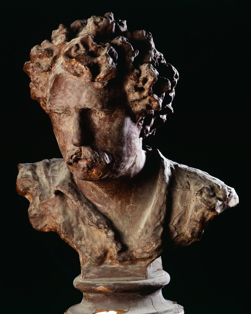 Retrato do pintor Fortuny (cera) de Vincenzo Gemito