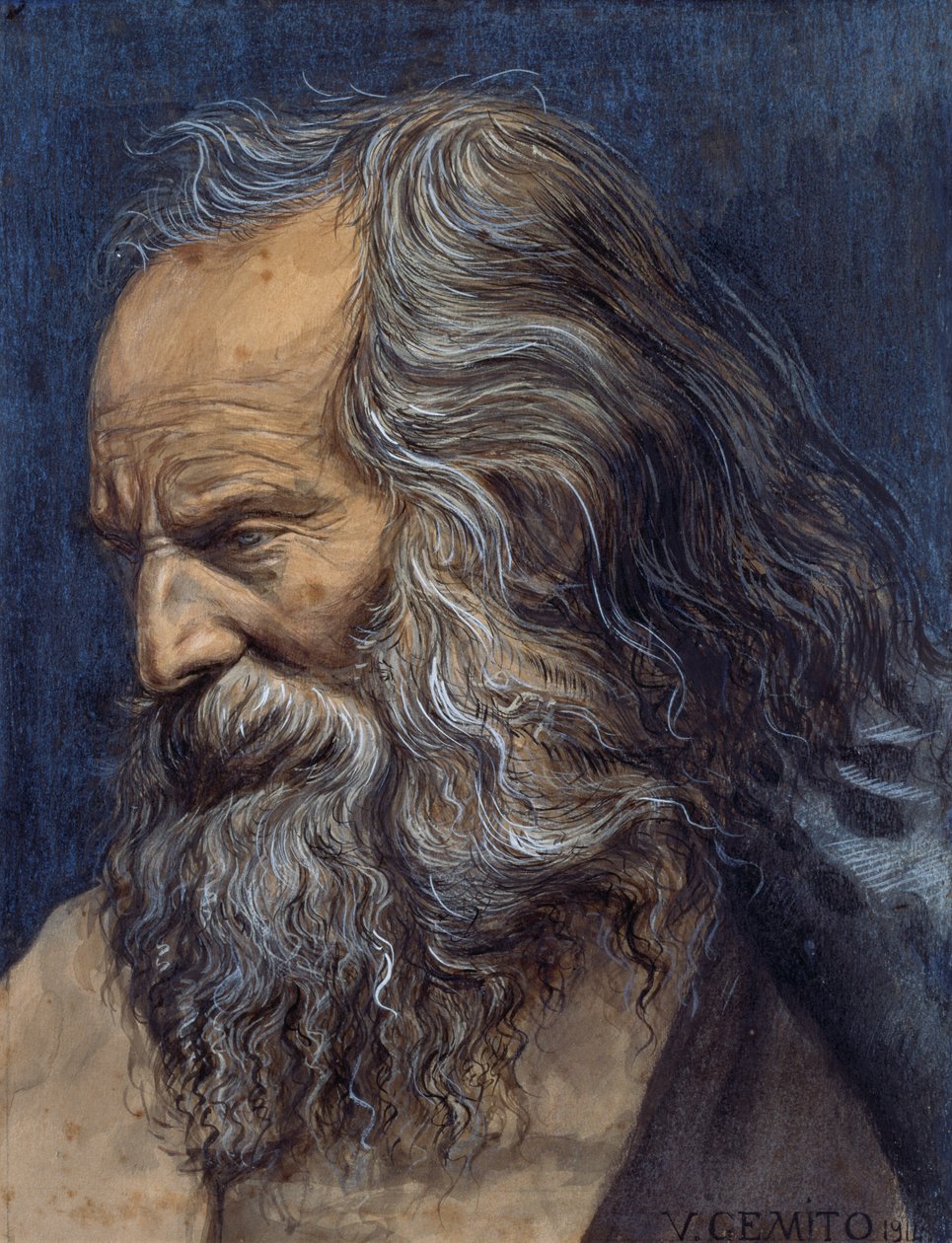 Profeta (Masto Ciccio) de Vincenzo Gemito