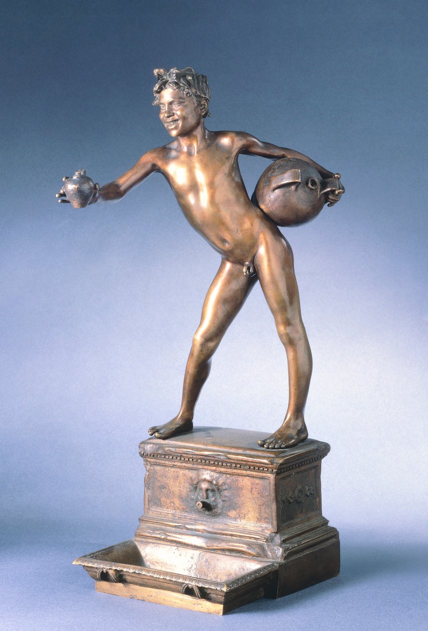 portador de água, de Vincenzo Gemito (1852-1929), bronze, 25 cm de Vincenzo Gemito