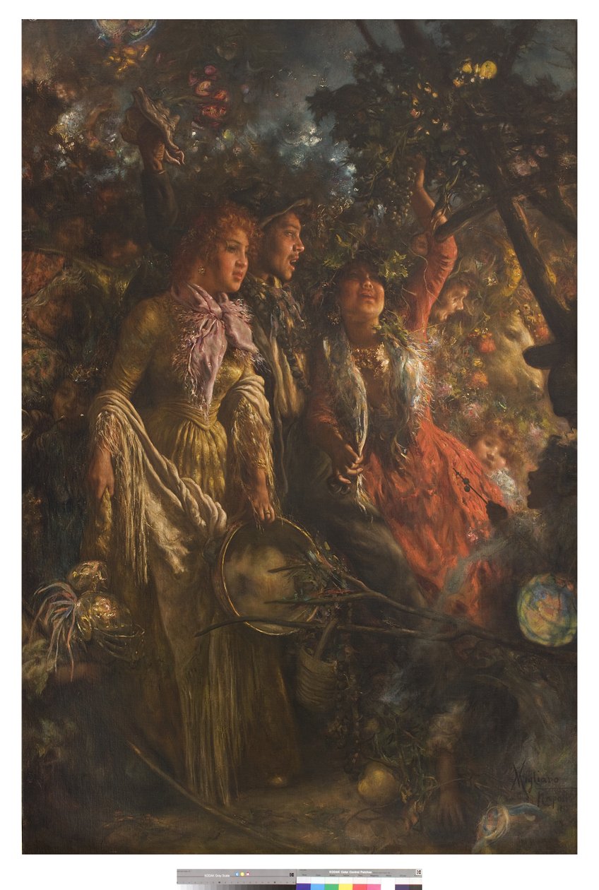 Festival em Piedigrotta, 1895 de Vincenzo Migliaro