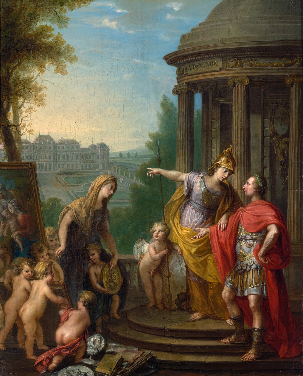 Alegoria da transferência da Galeria Imperial para o Miradouro de Vinzenz Fischer