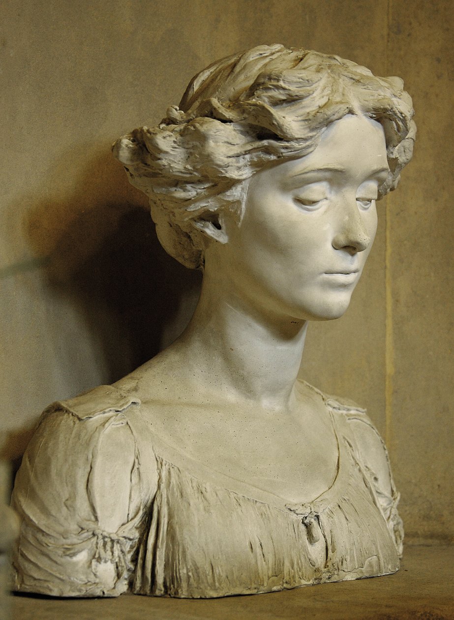 Lady Diana Manners, c.1910 (gesso) de Violet Manners