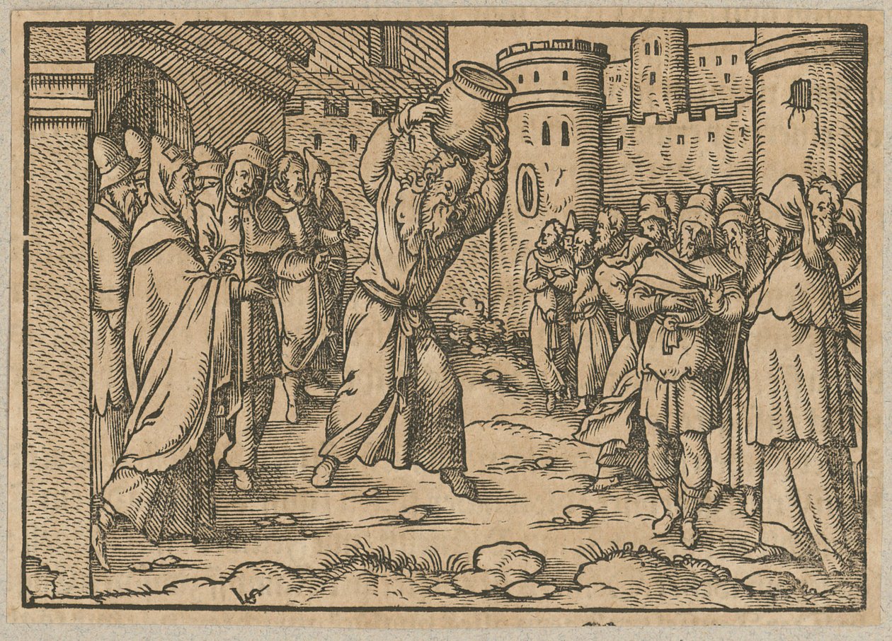 Jeremias com o cântaro de barro de Virgil Solis