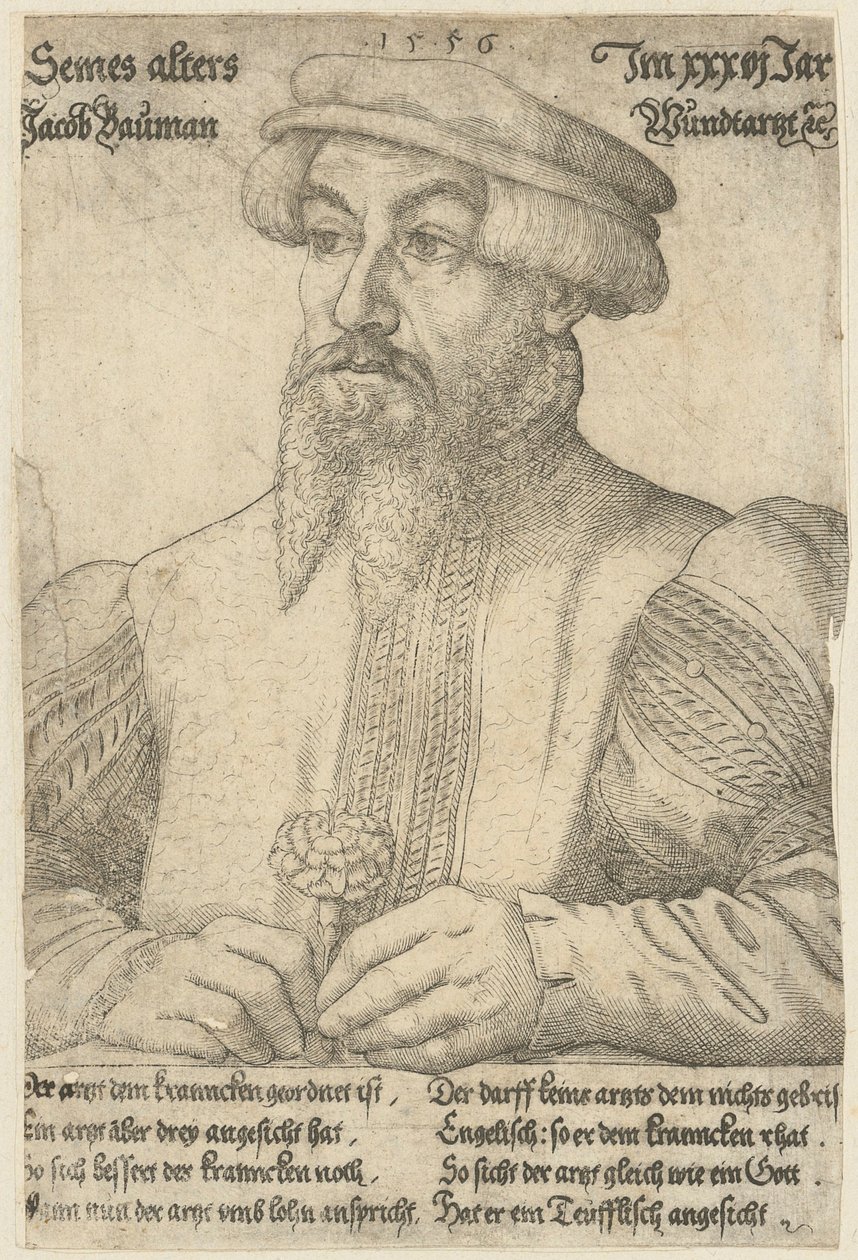 Retrato de Jakob Baumann de Virgil Solis