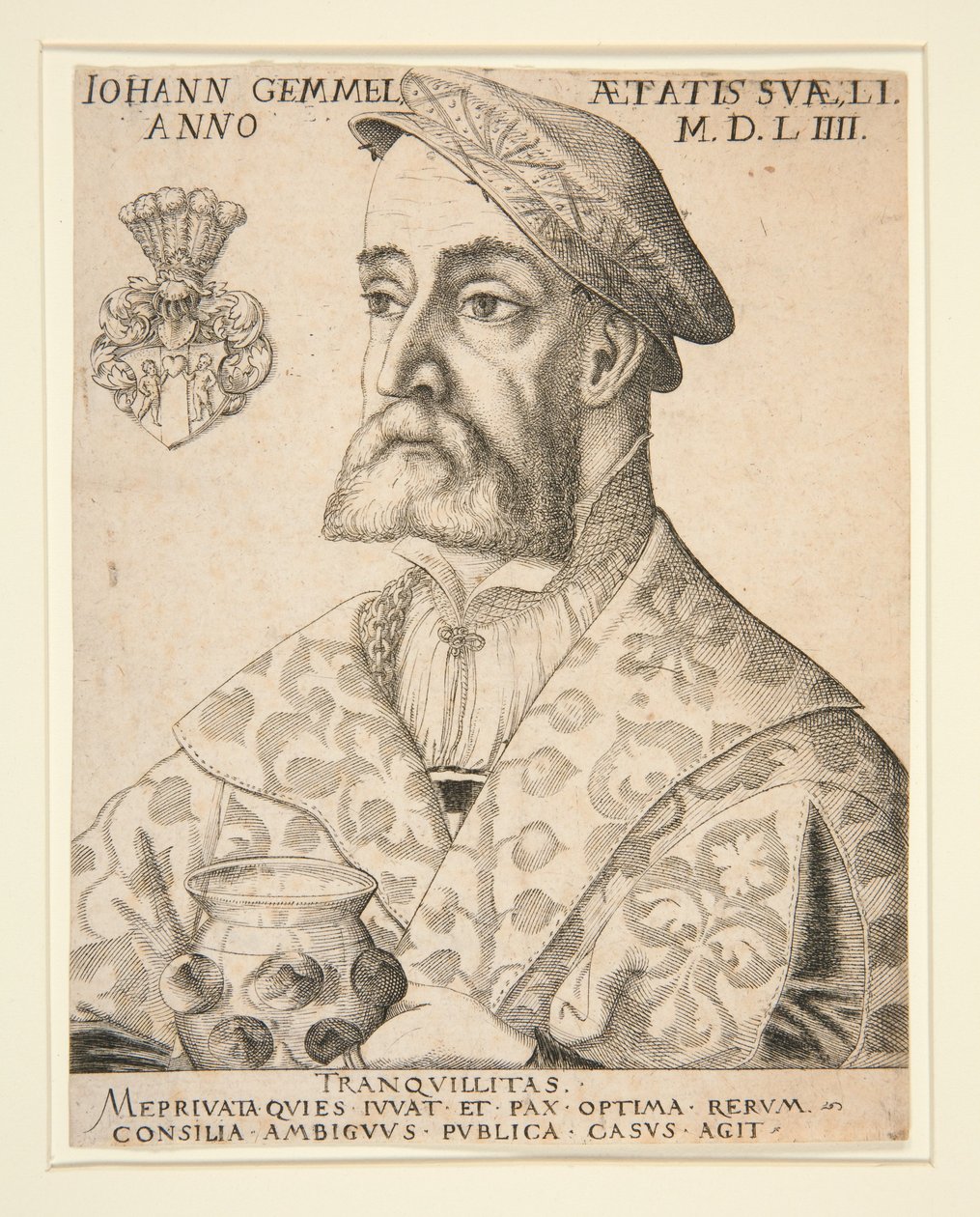 Retrato de Joannes Gemmel de Virgil Solis