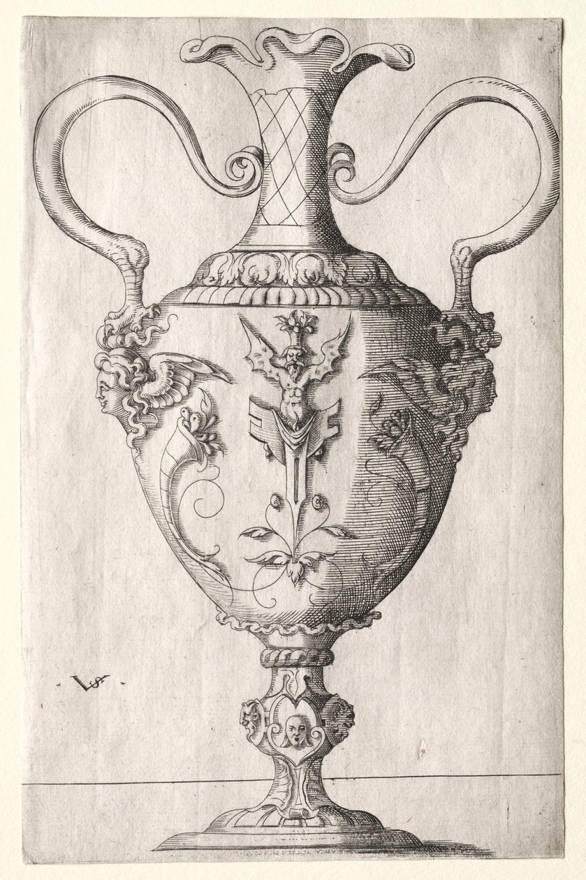 Projeto para um vaso de Virgilius Solis
