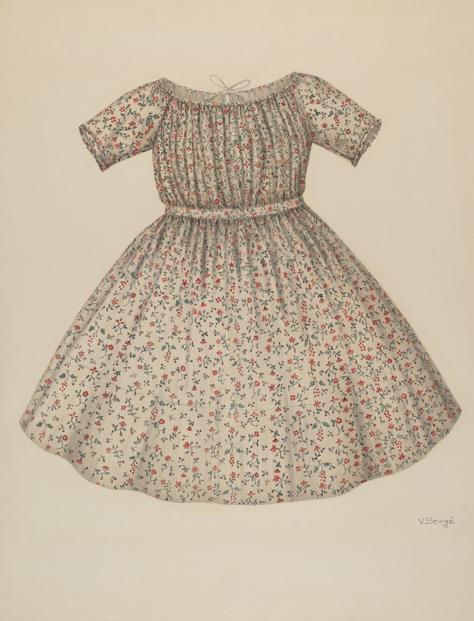 Vestido infantil de Virginia Berge