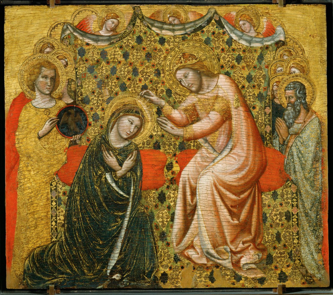 Coroação da Virgem ... de Vitale da Bologna