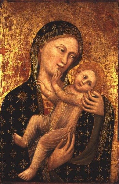Madonna e Criança (painel) de Vitale da Bologna
