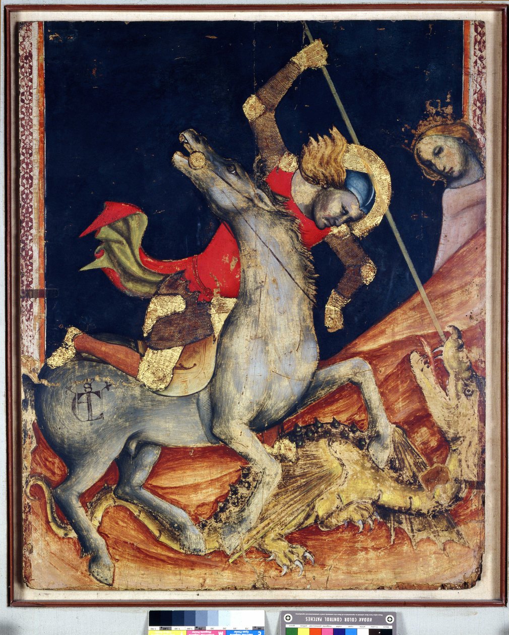 São Jorge matando o dragão de Vitale da Bologna