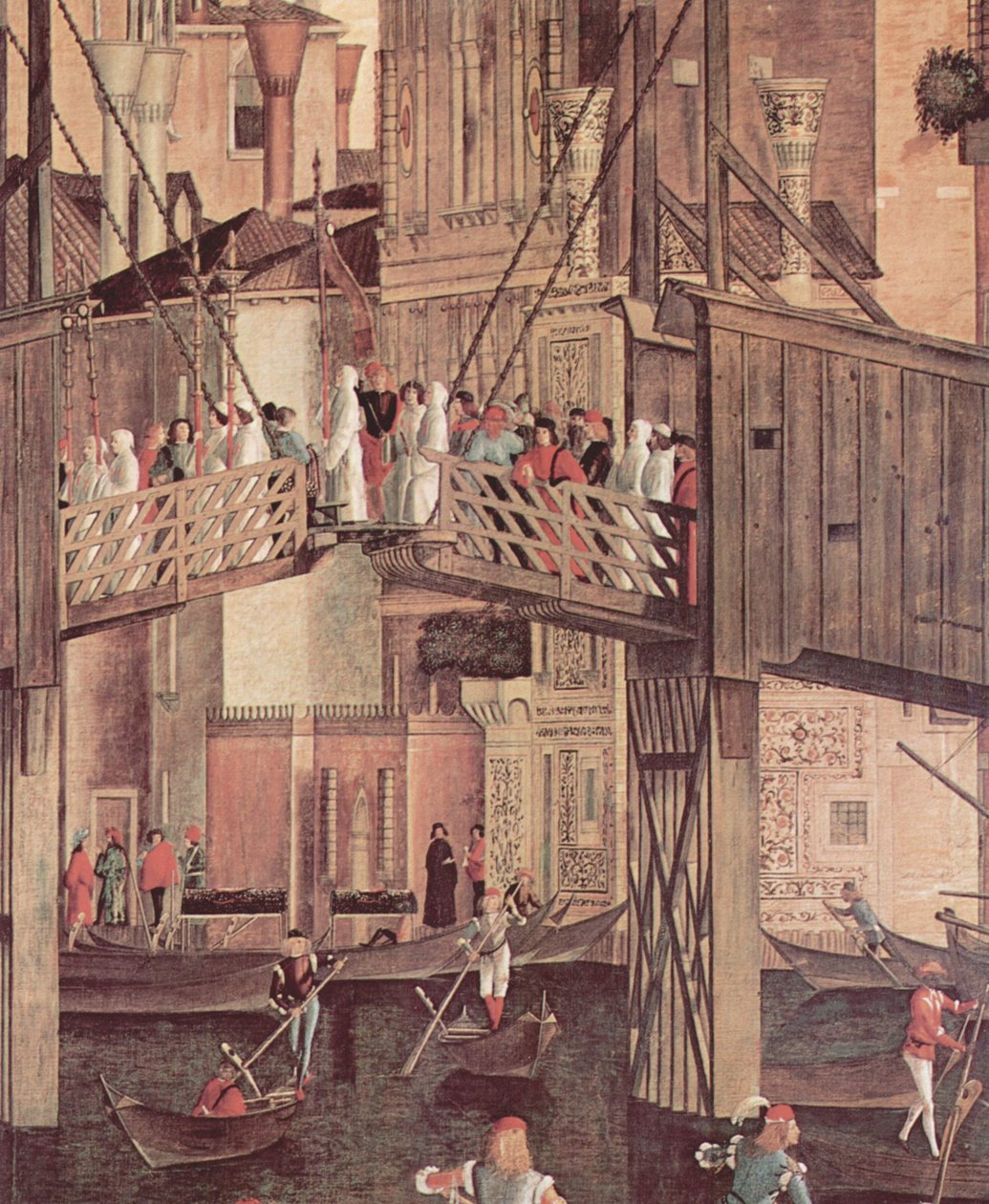 O milagre da relíquia da Santa Cruz de Vittore Carpaccio
