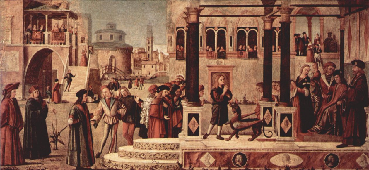Gemäldezyklus der Kapelle der Escola de San Giorgio degli Schiavoni de Vittore Carpaccio