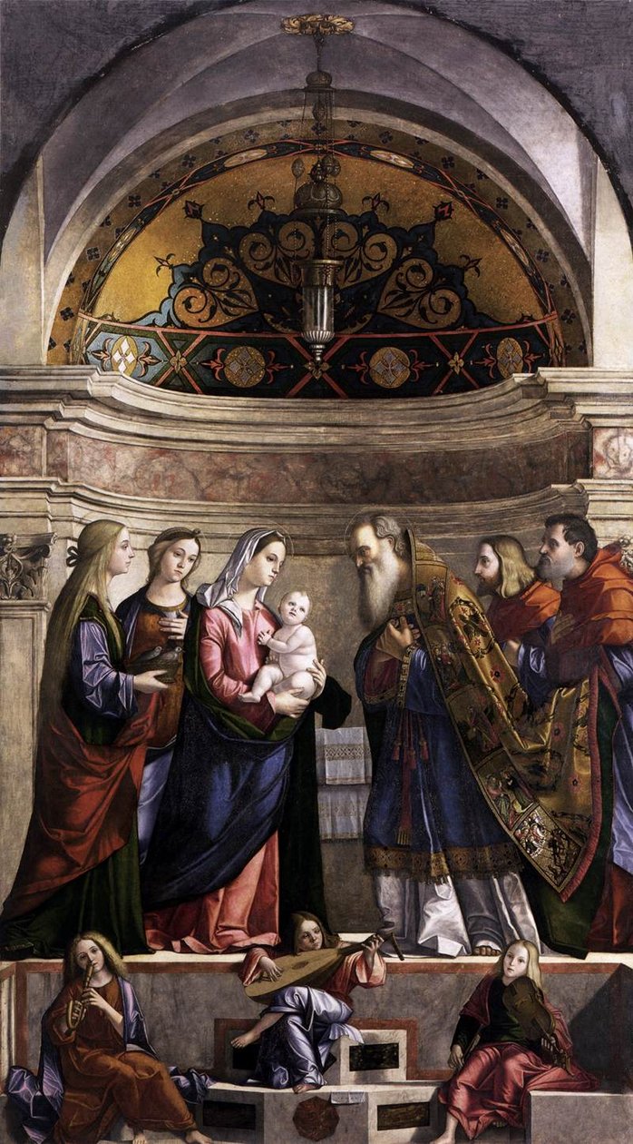 Apresentação de Jesus no templo de Vittore Carpaccio