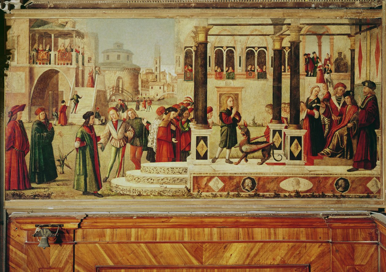 O milagre de São Trifonio de Vittore Carpaccio