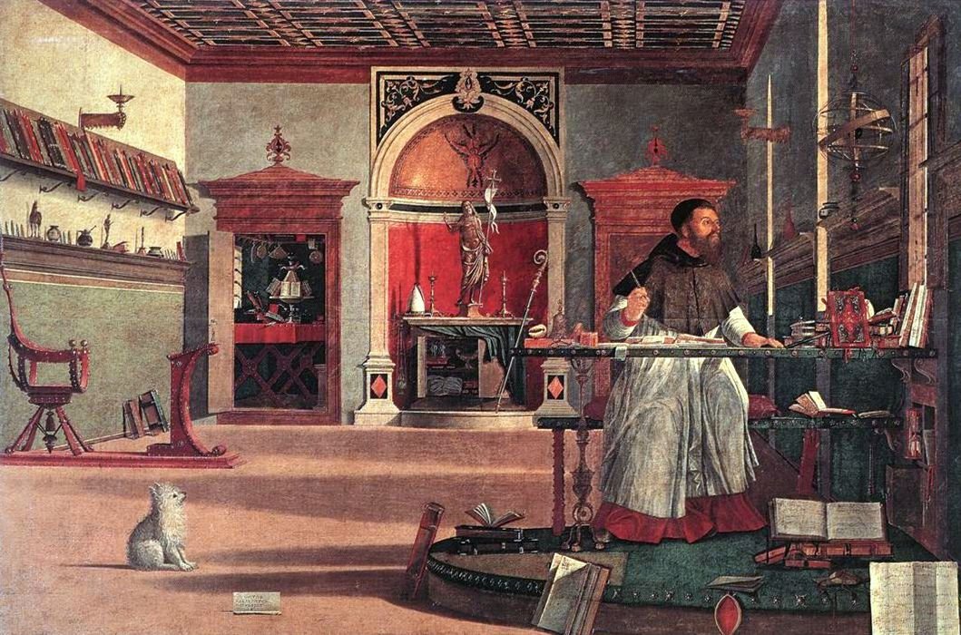 Visão de Santo Agostinho de Vittore Carpaccio