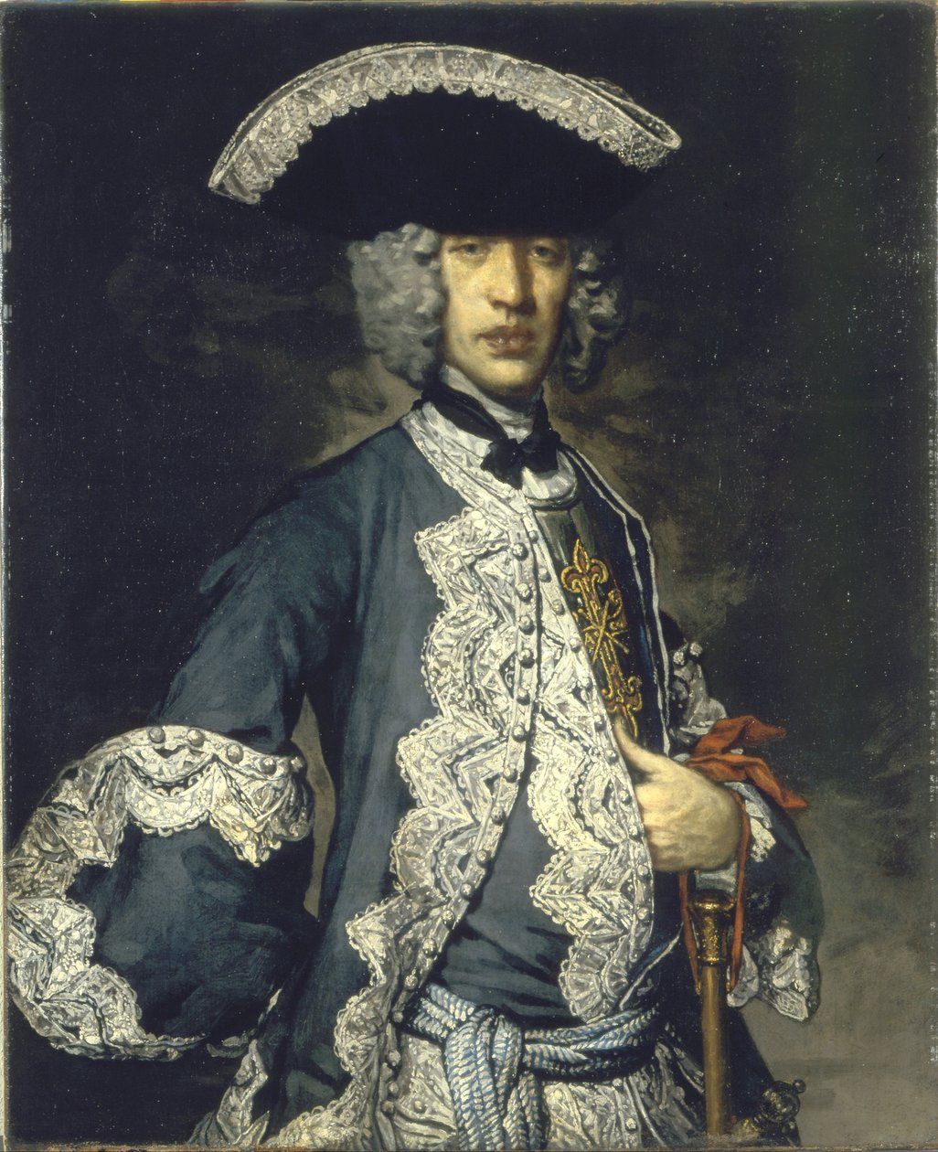 Retrato de um cavaleiro da Ordem Costantiniana de Vittore Ghislandi called Fra Galgario