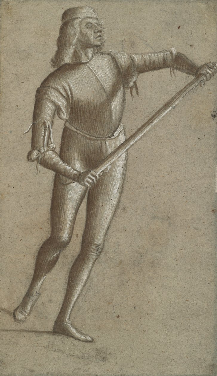Carpaccio - Um gondoleiro (frente), cerca de 1514-1520 de Vittore Carpaccio