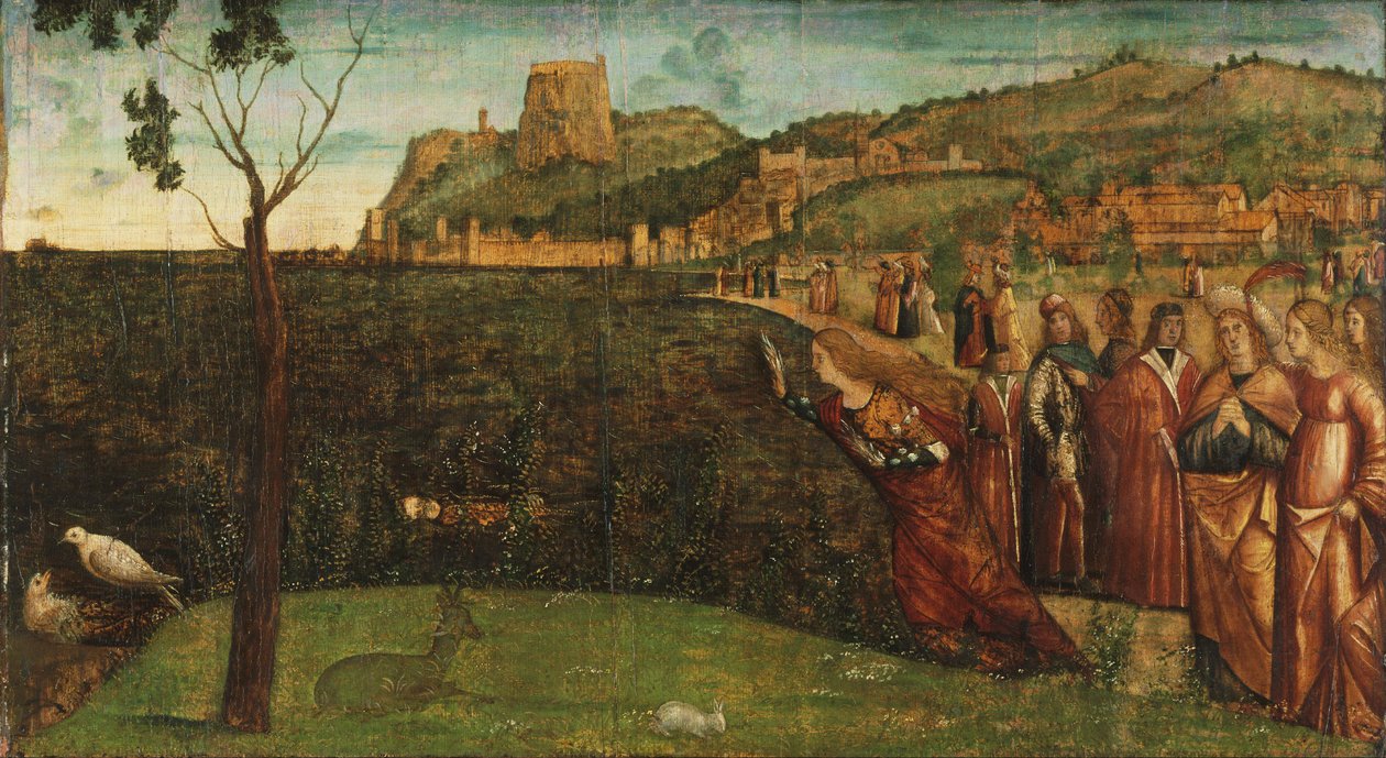 Carpaccio - A Metamorfose de Alcyone, c. 1502-1507 de Vittore Carpaccio