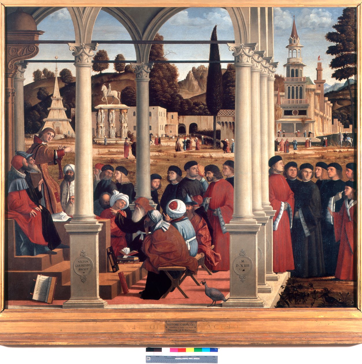 A Disputa de Santo Estêvão com os Anciãos do Sinédrio de Vittore Carpaccio