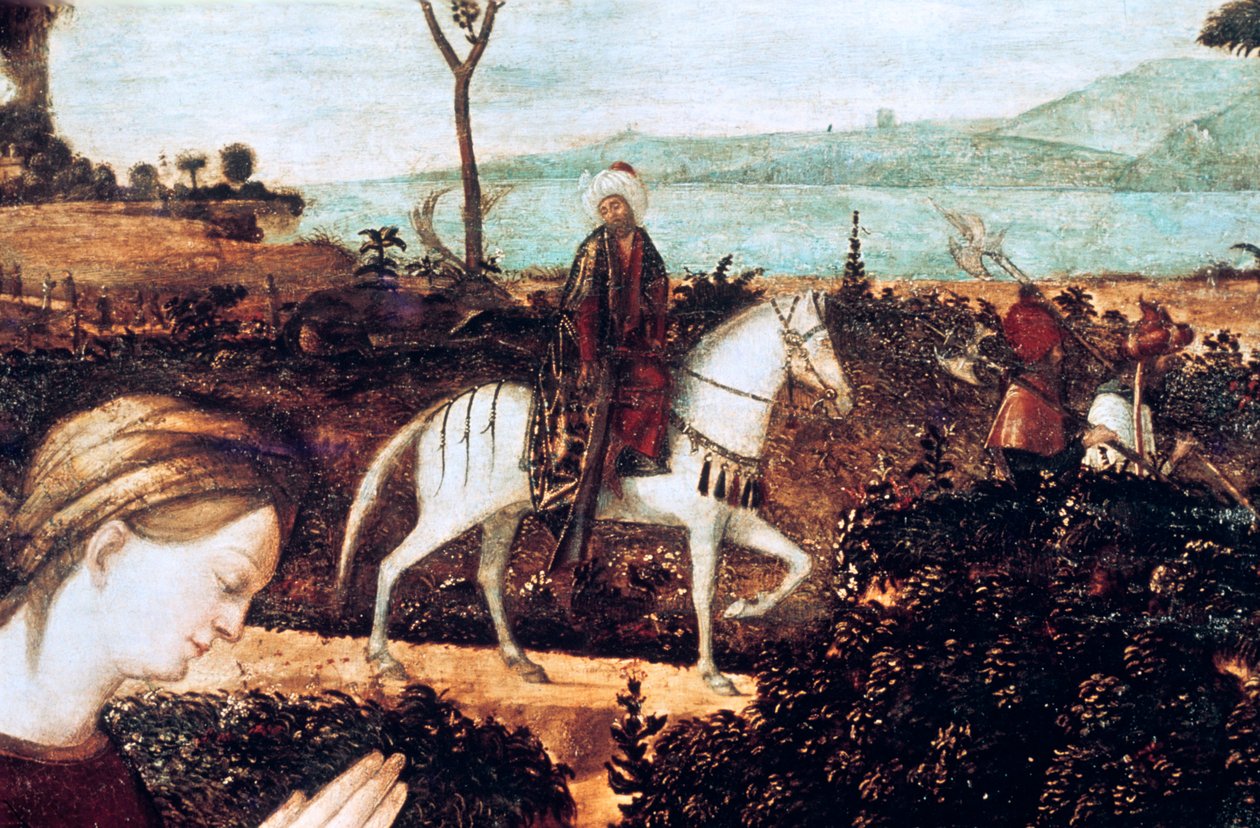Família Ste, detalhe de Vittore Carpaccio