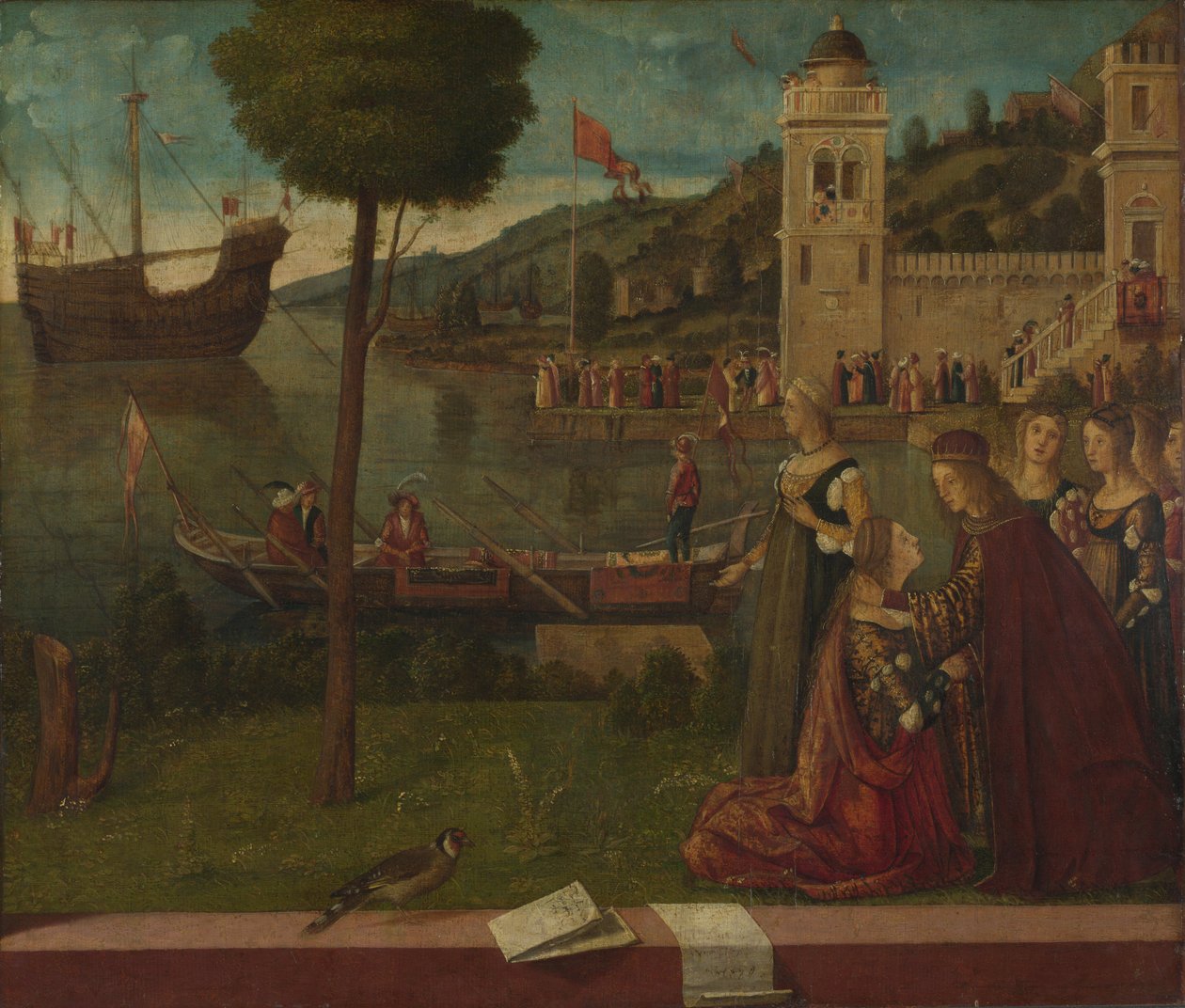 A partida de Ceyx, c. 1502-1507 de Vittore Carpaccio