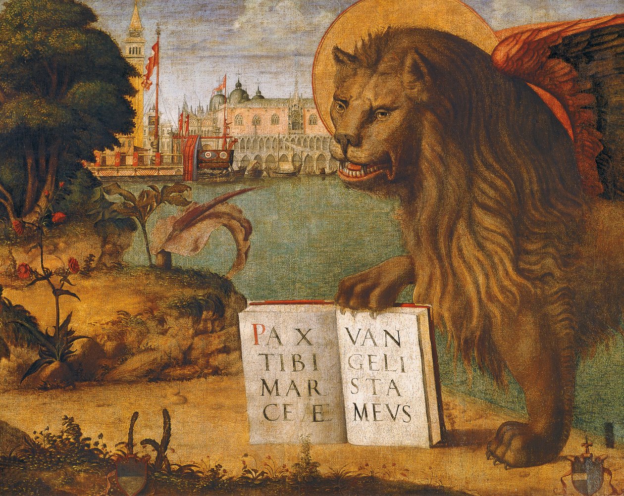 O Leão de São Marcos, de Vittore Carpaccio (ca. 1465-1525 ou 1526) de Vittore Carpaccio