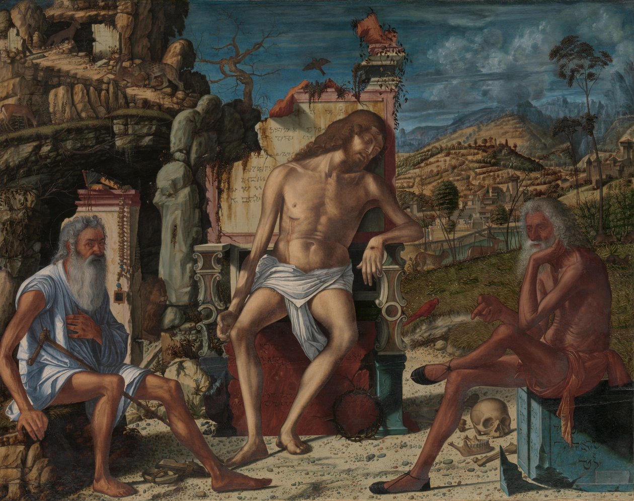 A Meditação sobre a Paixão, ca. 1490 de Vittore Carpaccio