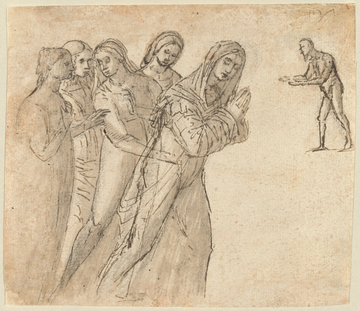 A Virgem e Quatro Outras Mulheres de Vittore Carpaccio