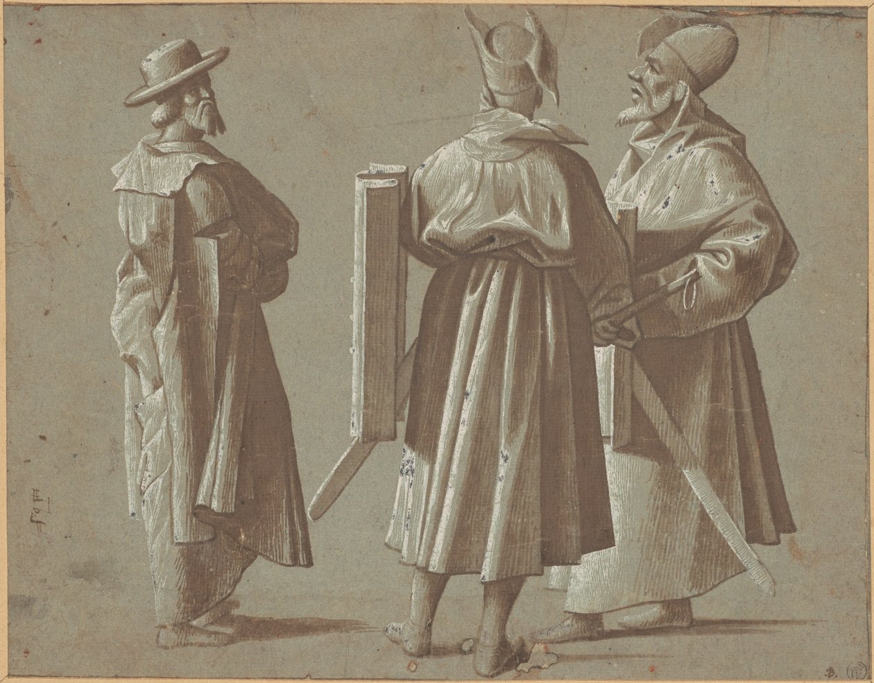 Três figuras de Vittore Carpaccio
