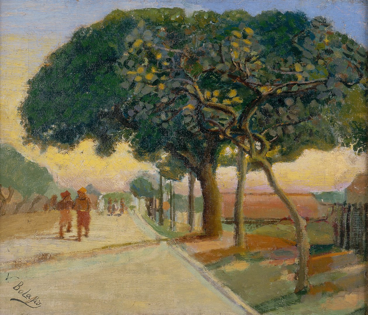 Estrada, para, cingapura de Vittorio Bolaffio