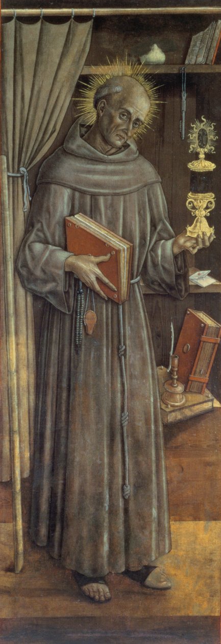 St. James of the Marca (tempera no painel) de Vittore Crivelli
