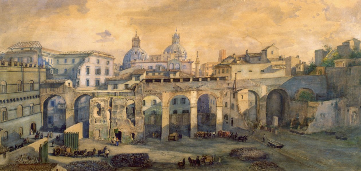 Aqueduto do Palazzo Venezia, Roma de Vittorio Marchi