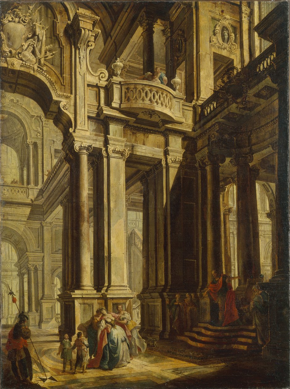 Ester antes de Assuero de Vittorio Maria Bigari