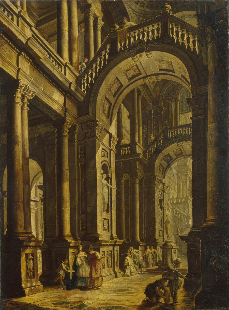 A idolatria do rei Salomão de Vittorio Maria Bigari